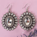 1351 - Crystal Earrings - Clear
