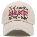 1472 - Just Another Manic Mom Day Hat - Stone