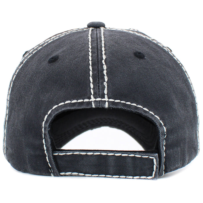 1478 - Rodeo Mama Hat - Black