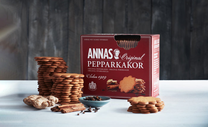 2 x Annas Pepparkakor Original 300g (10.58 oz) – Authentic Swedish Ginger Snaps