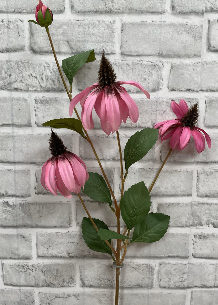 36" ROSE CONE FLOWER STEM - Magnolia Lane co. Home + Garden + Gift