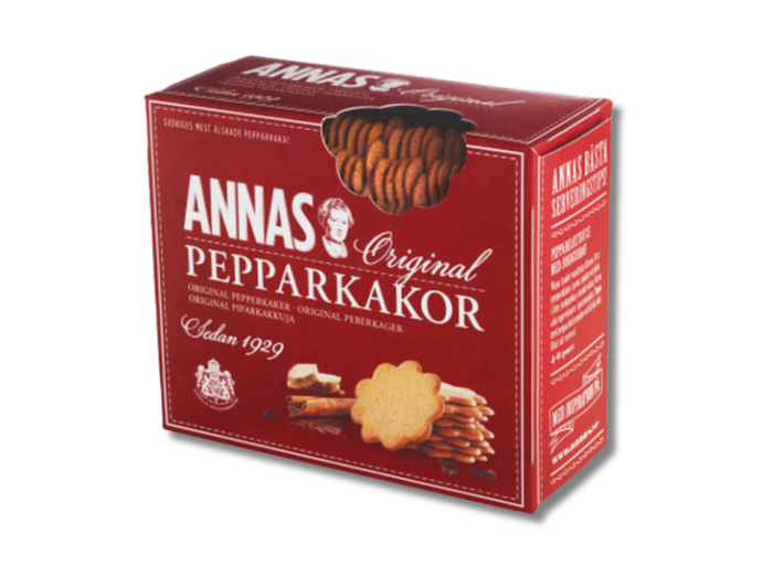 4 x Annas Pepparkakor Original 300g (10.58 oz) – Authentic Swedish Ginger Snaps