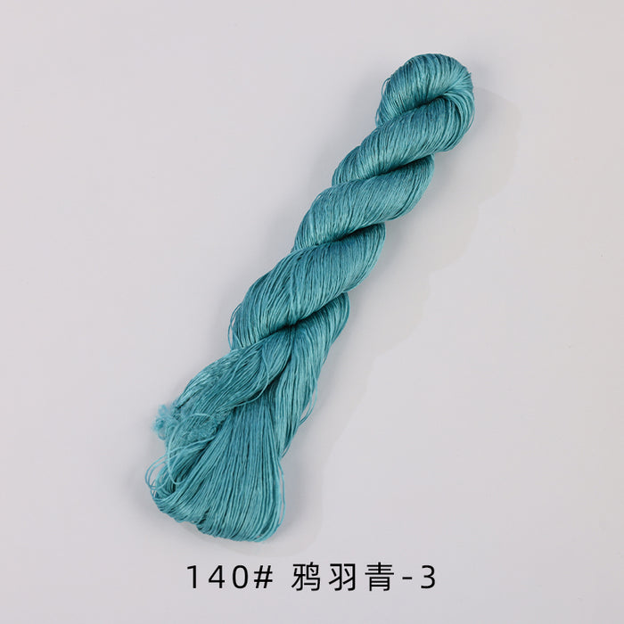 400m Suzhou Embroidery Untwisted Mulberry Silk Thread(Green and Blue) - Ronghua Threads