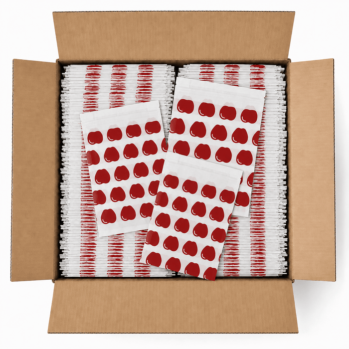 Lunchskins 500 Self-Sealing Sandwich Bags - Apple