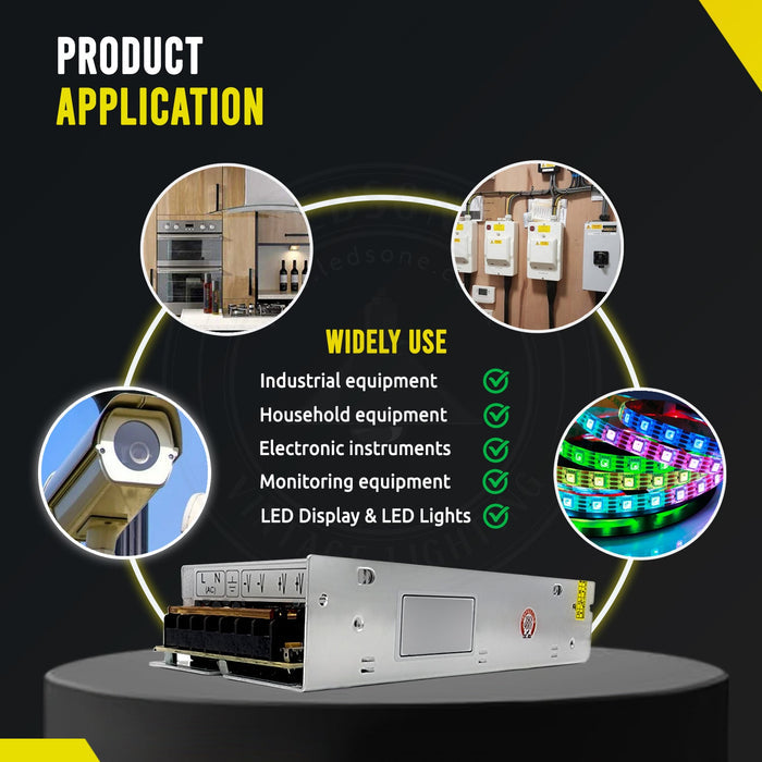 5V 150W LED Transformer 30A Power Supply AC to DC~ 3278