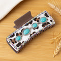 79071 - Squash Blossom Claw Clip - Turquoise
