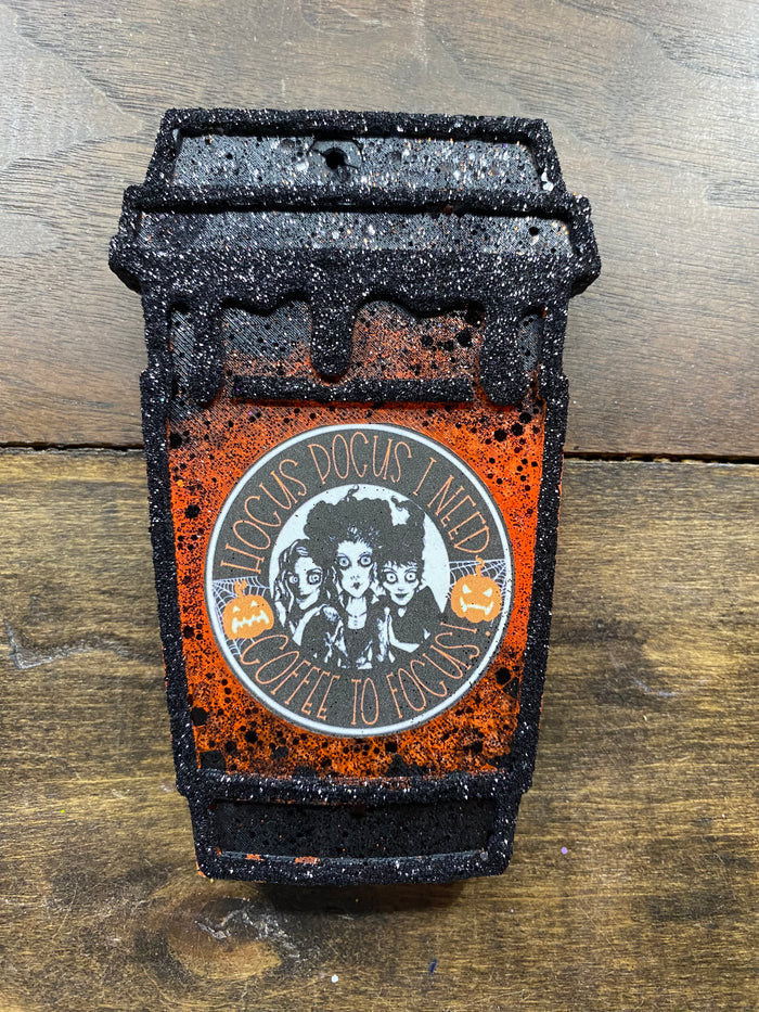 Fall/Halloween Drip Cup Freshie *PLEASE SPECIFY WHICH DESIGN*