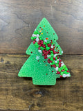 Christmas Tree Geode Freshie
