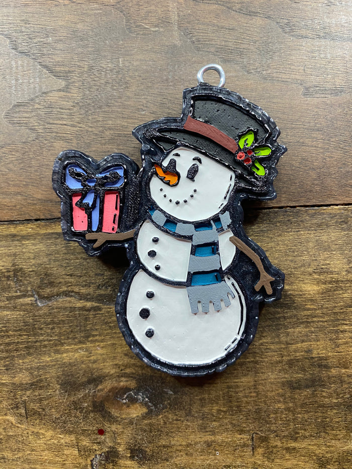 Snowman Freshie
