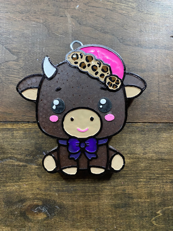 Christmas Baby Cow Freshie