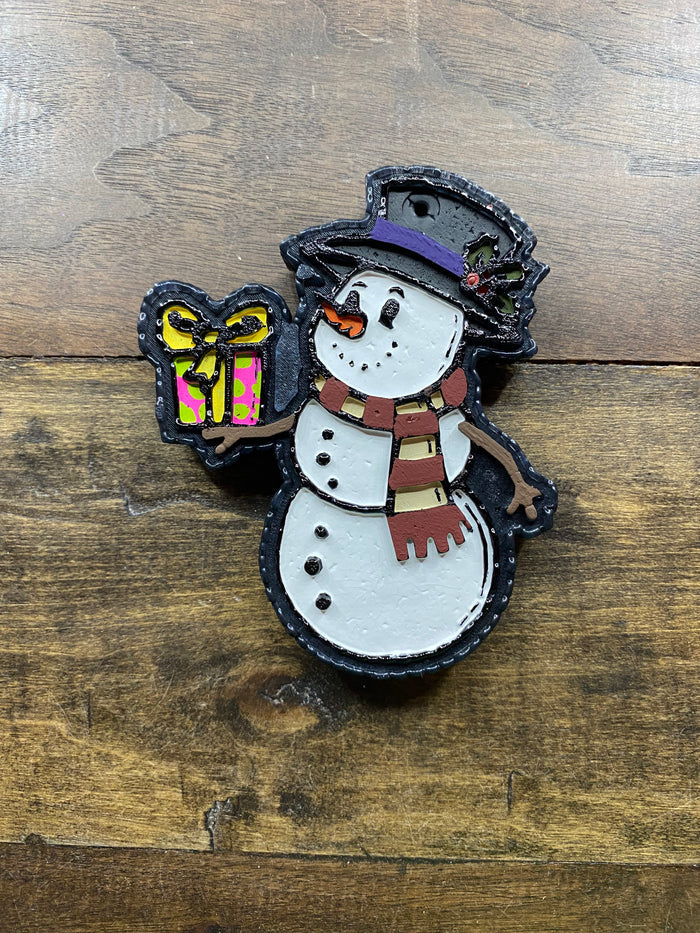 Snowman Freshie