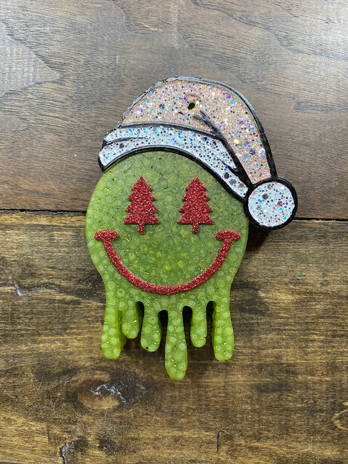 Christmas Drip Smiley Freshie