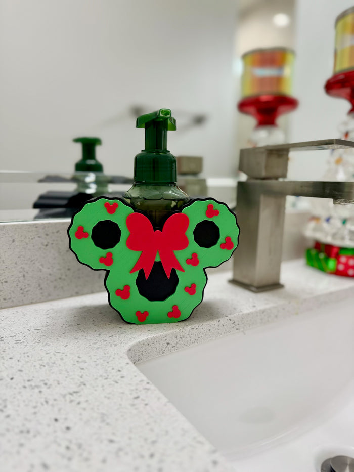 Christmas Mouse Wreath Bath & Body Works Soap Holder