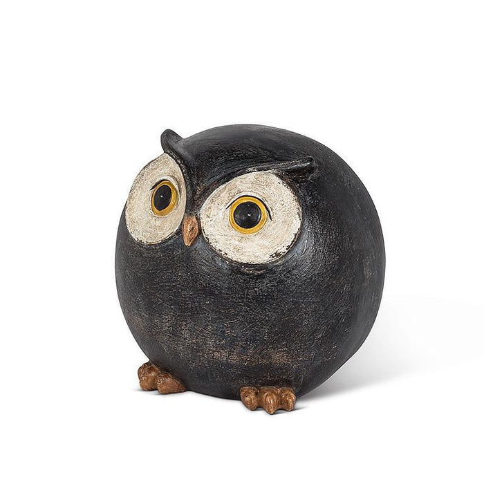 ABBOTT Black Round Ball Owl