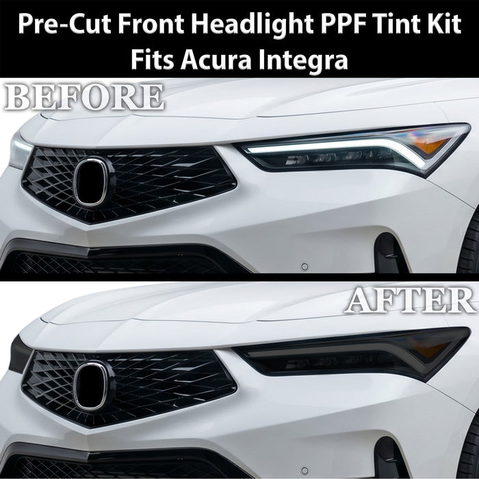 Acura Integra 2023–2026 Dark Smoke Headlight & Taillight Tint Kit – Precut Vinyl Lens Overlays