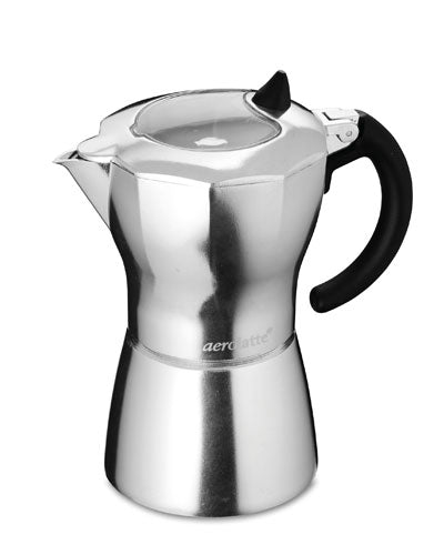 Aerolatte MokaVista Stovetop Espresso Maker 6 Cup