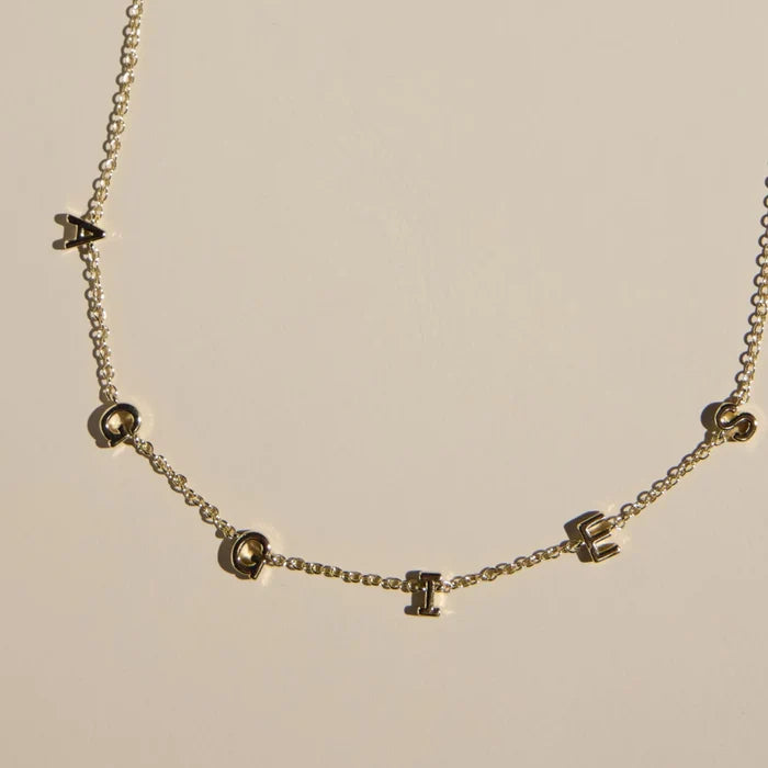Aggies Initial Necklace