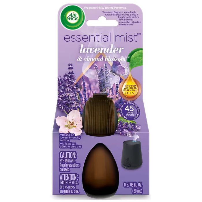 Air Wick Essential Mist Lavender & Almond Blossom Refill 0.67 oz - 6 Pack