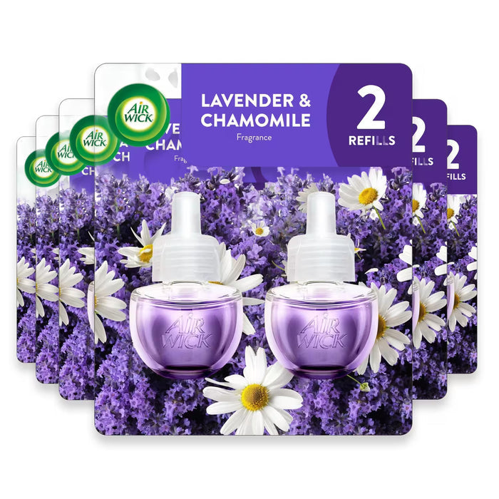 Air Wick Lavender & Chamomile Scented Oil Refills 0.67 oz - Twin Pack - 6 Pack