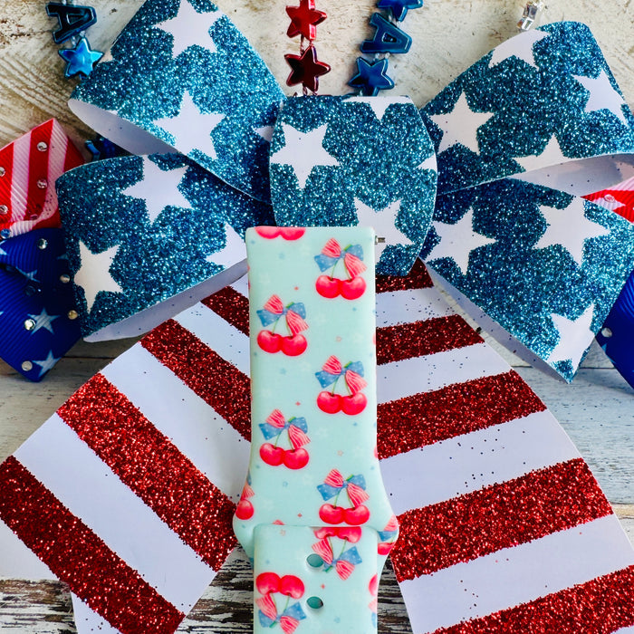 All American Cutie Print Silicone Band For Samsung Watch