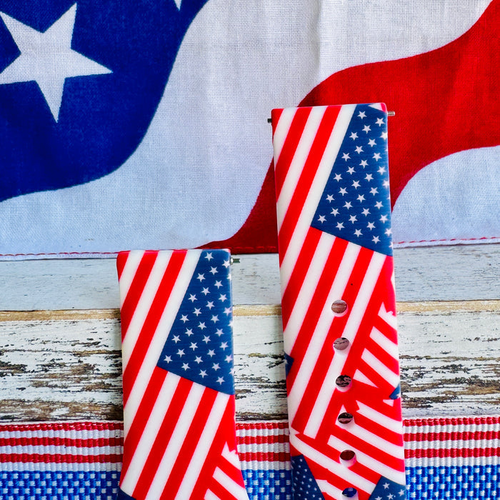 American Flag Print Silicone Band For Samsung Watch