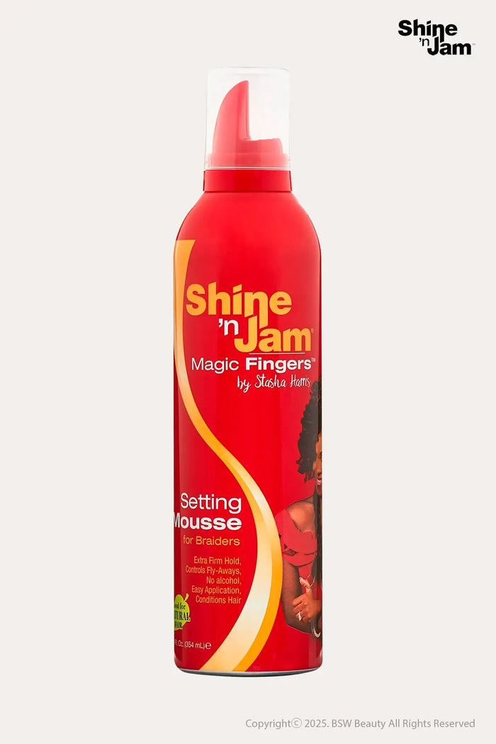 AMPRO SHINE N JAM MAGIC FINGER MOUSSE 12oz - BSW BEAUTY CANADA