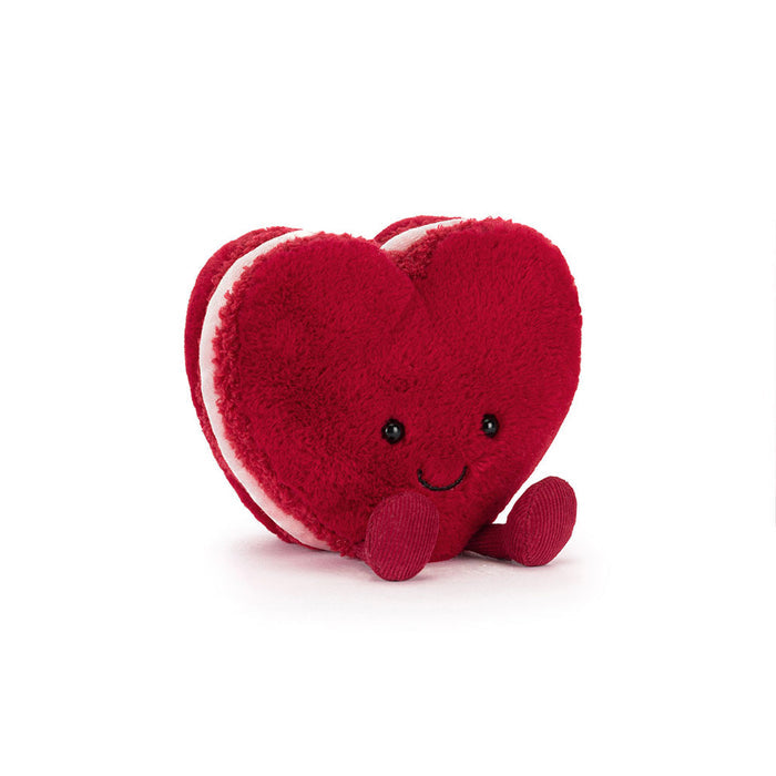 Amuseables Arlette Hear Macaron Red