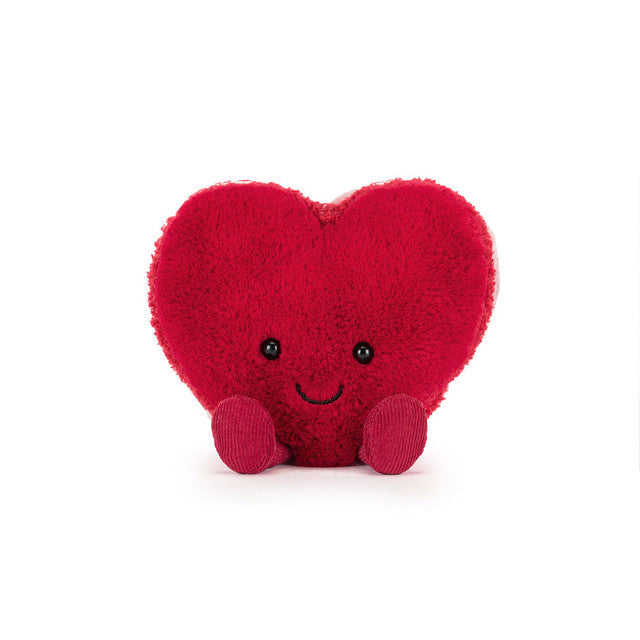 Amuseables Arlette Hear Macaron Red