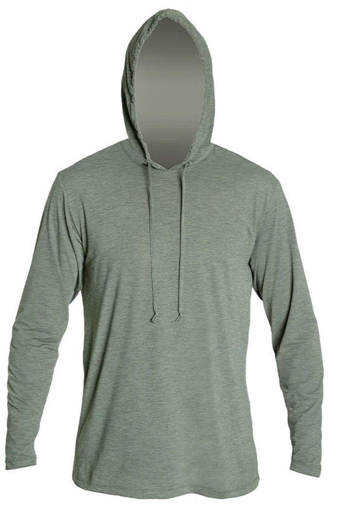 ANETIK Men's Low Pro Tech Hoody (White, Dark Olive, Alloy )