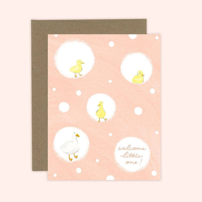 Baby Ducklings - Welcome Little One Greeting Card | New  Mom Baby Card - Magnolia Lane co. Home + Garden + Gift