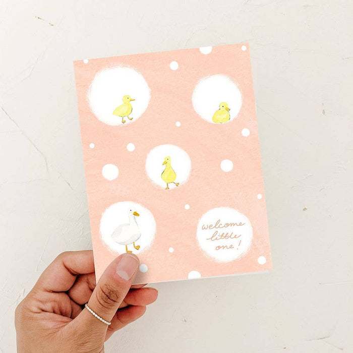Baby Ducklings - Welcome Little One Greeting Card | New  Mom Baby Card - Magnolia Lane co. Home + Garden + Gift