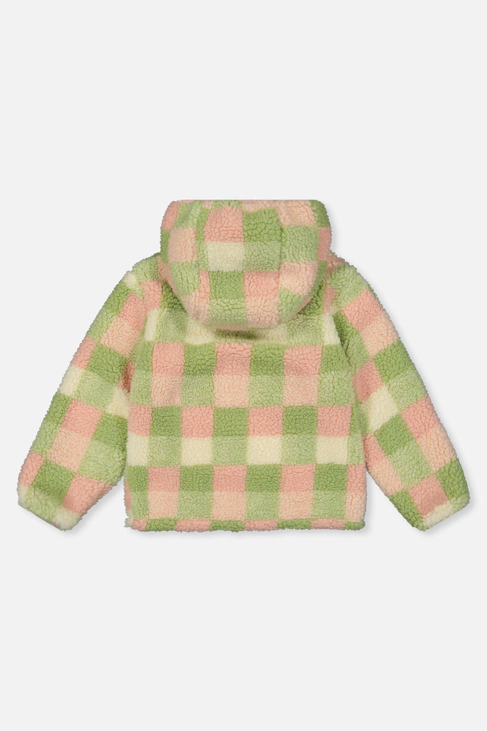 Baby Reversible Mid-Season Jacket Pale Dusty Pink-3