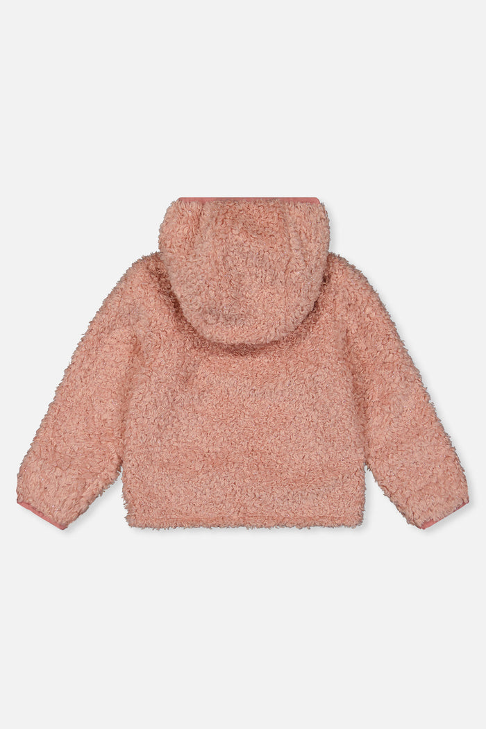Baby Reversible Mid-Season Jacket Pink-3