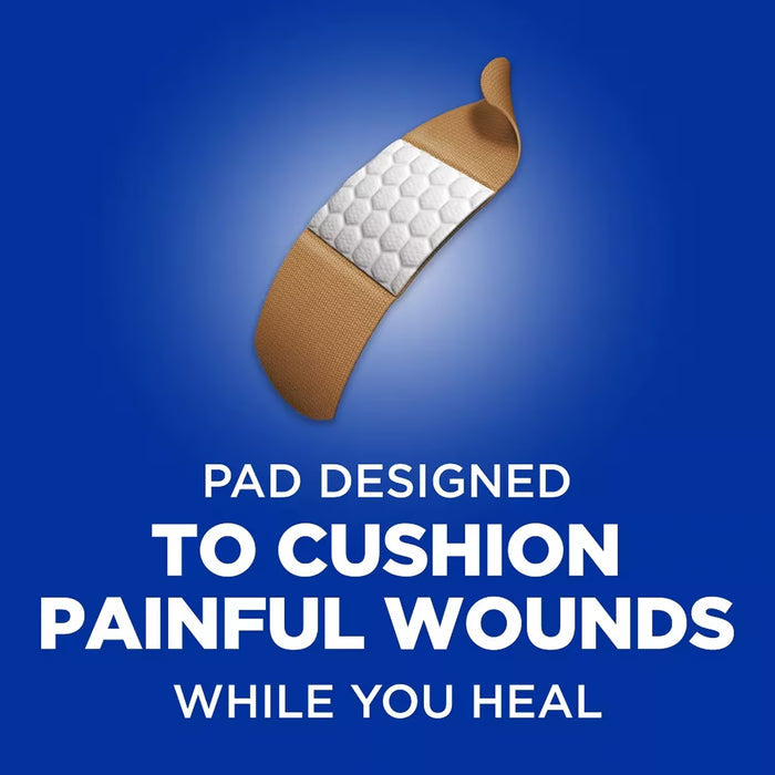 Band-Aid Flexible Fabric Assorted Adhesive Bandages - 100 Ct - 12 Pack