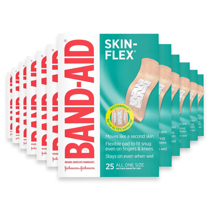 Band-Aid Skin-Flex One Size Bandages - 25 Ct - 24 Pack