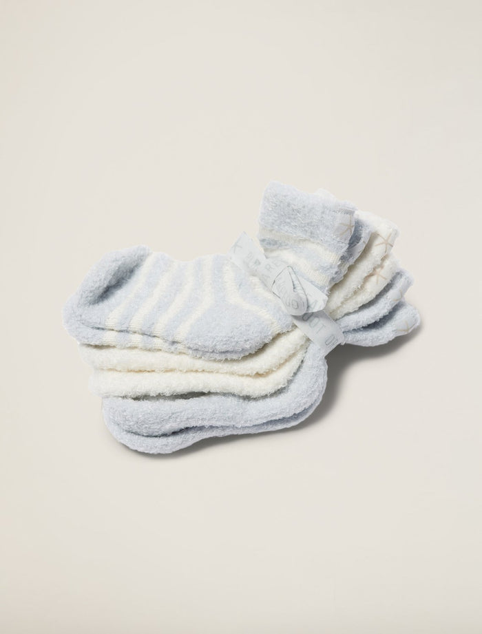 Barefoot Dreams CozyChic Lite Infant Sock 3-Pack - Multiple Colors!