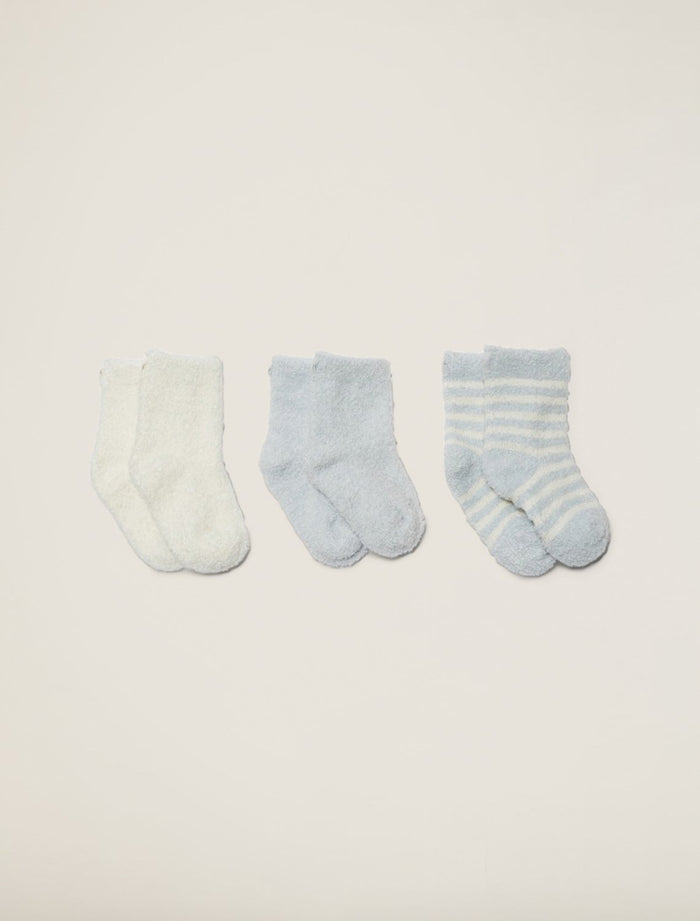 Barefoot Dreams CozyChic Lite Infant Sock 3-Pack - Multiple Colors!