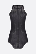 Basic tank top in rib jersey
