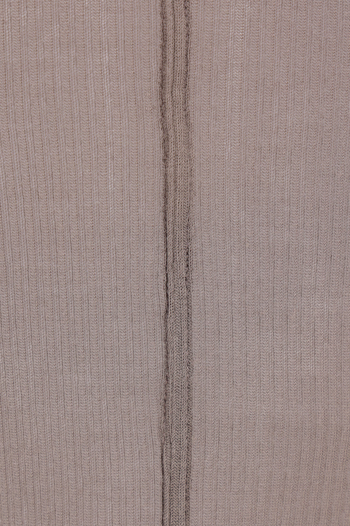 Basic tank top in rib jersey