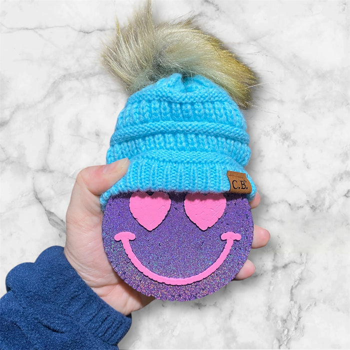 Beanie Smiley Freshie *BEANIE COLOR WILL BE PICKED AT RANDOM*