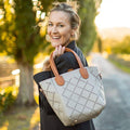 Baby Bermuda Tote Bag - Putty: Vegan - Polyurethane / Women-Owned, Cruelty-Free - Olita Gifts & Goods