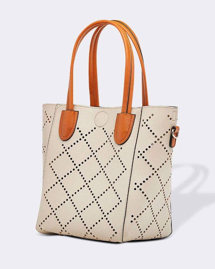 Baby Bermuda Tote Bag - Putty: Vegan - Polyurethane / Women-Owned, Cruelty-Free - Olita Gifts & Goods