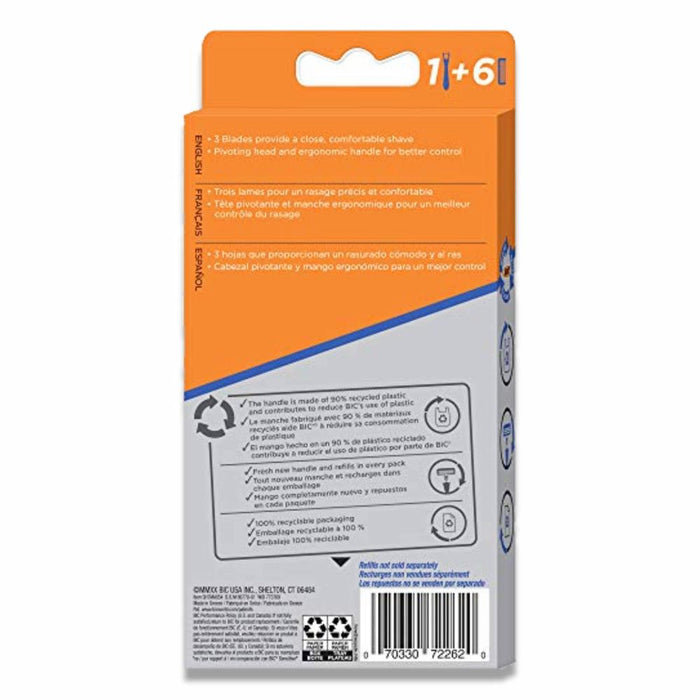 BiC - Hybrid Advance for Men, Shaver System - 1 Ea - 72 Pack