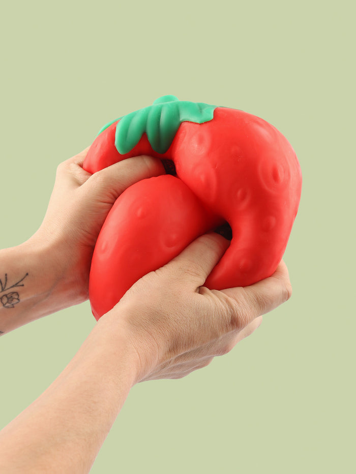 Big Strawberry Squishy | One Colour-Image 1