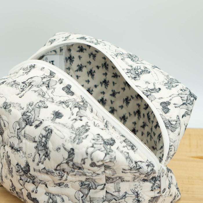 Birdie Quilted Makeup Bag #QMB101KH-L