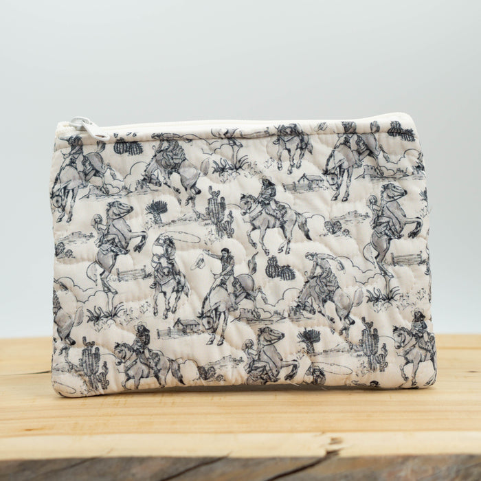 Birdie Quilted Zipper Bag #QMB101KH