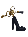 BLACK PUMP RHINESTONE KEY CHAIN - Taryn x Philip Boutique