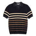 NEW- Black Seabreeze Knit Polo - Parke & Ronen