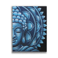 Blue Half Buddha Mandala Painting