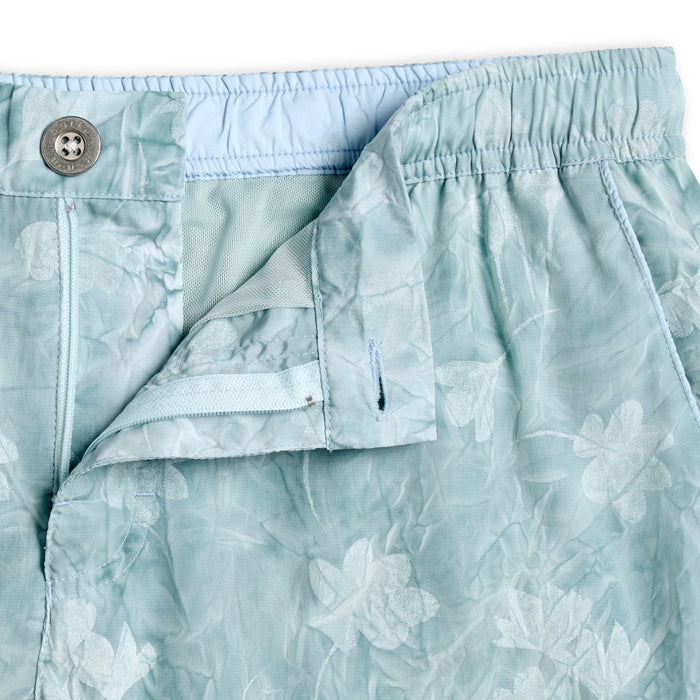 Blue Peony Barcelona Printed Swim Short - Parke & Ronen